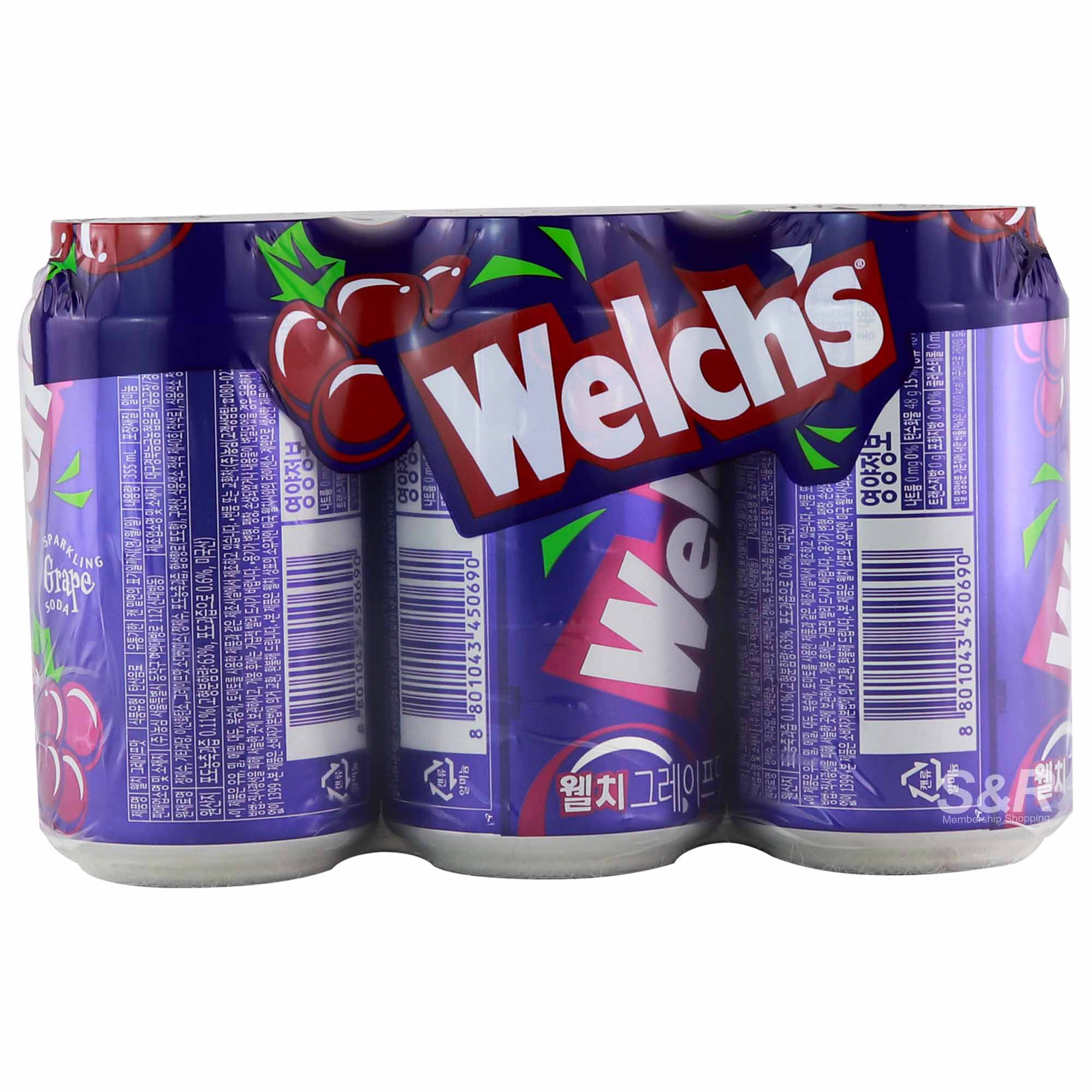 Welch's Sparkling Grape Soda 6pcs Welch's Sparkling Grape Soda 6pcs